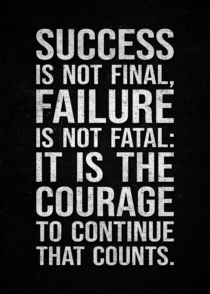 Inspirational Quote: Success and Courage