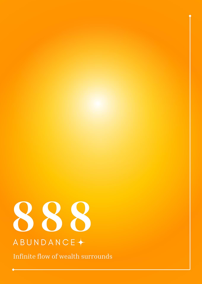 888 Abundance Angel numbers aura