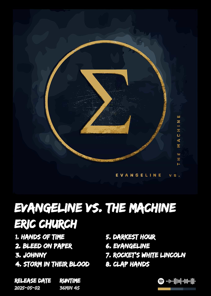 Eric Church Evangeline vs. The Machine Album Cover