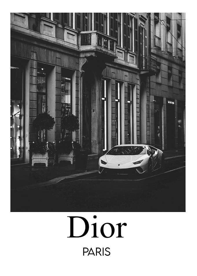 Dior Paris with Lamborghini