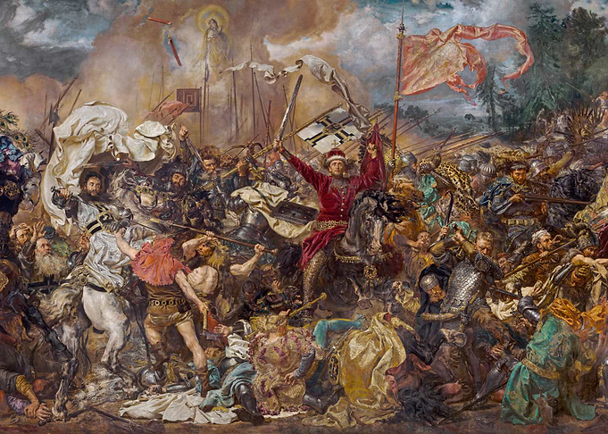 Battle Scene Painting