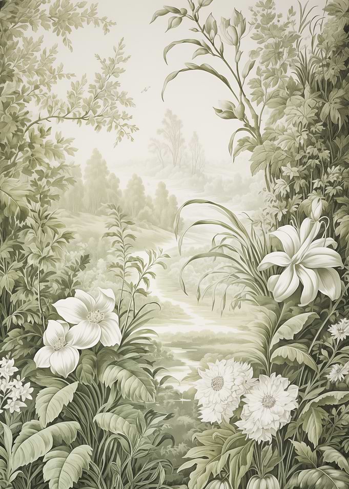 Floral Botanical Landscape