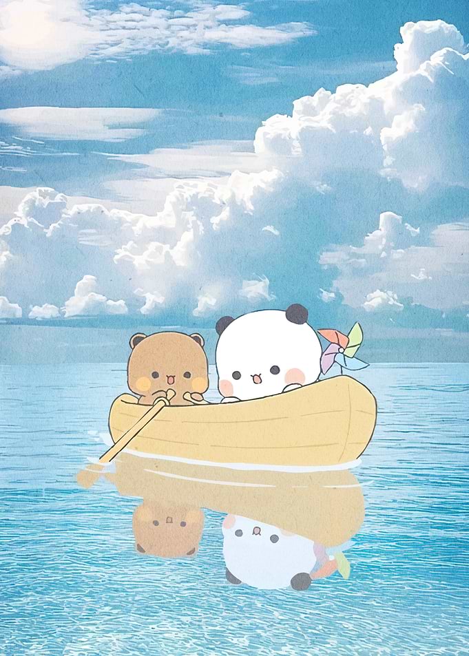 Cute Bear Panda Boat