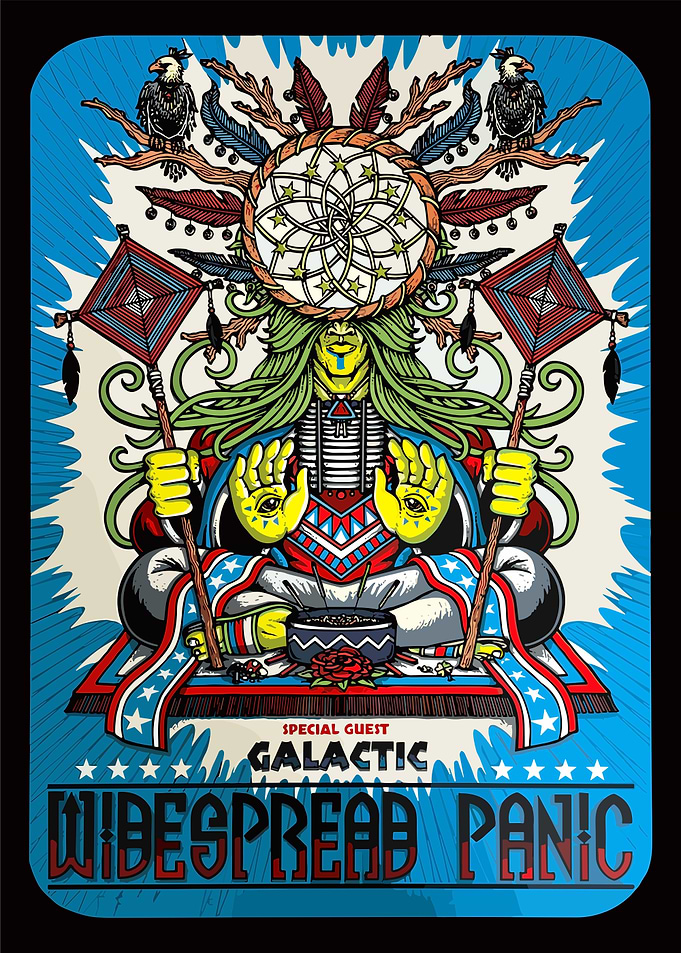 Widespread Panic Concert Poster Art