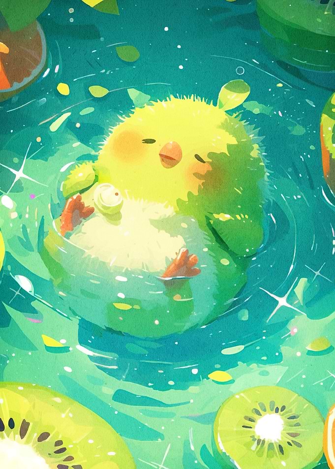 Chick Relaxing Fruit Pool