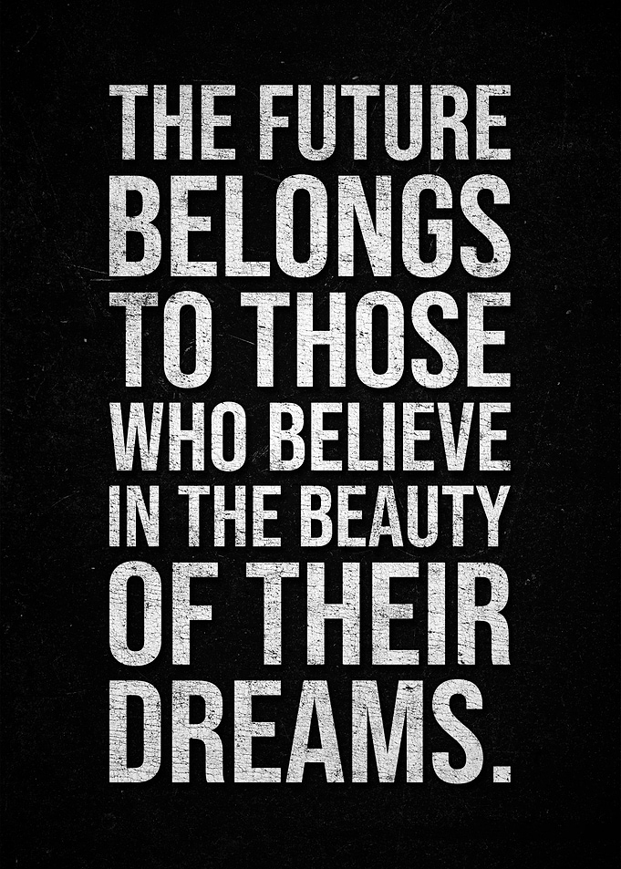 Inspirational Quote: Future Belongs to Dreamers