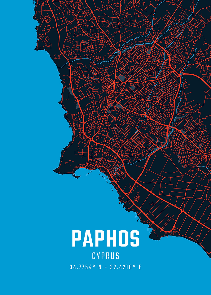 Paphos City Map