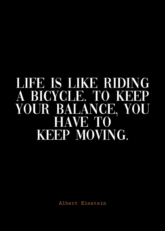 Life is Like Riding a Bicycle