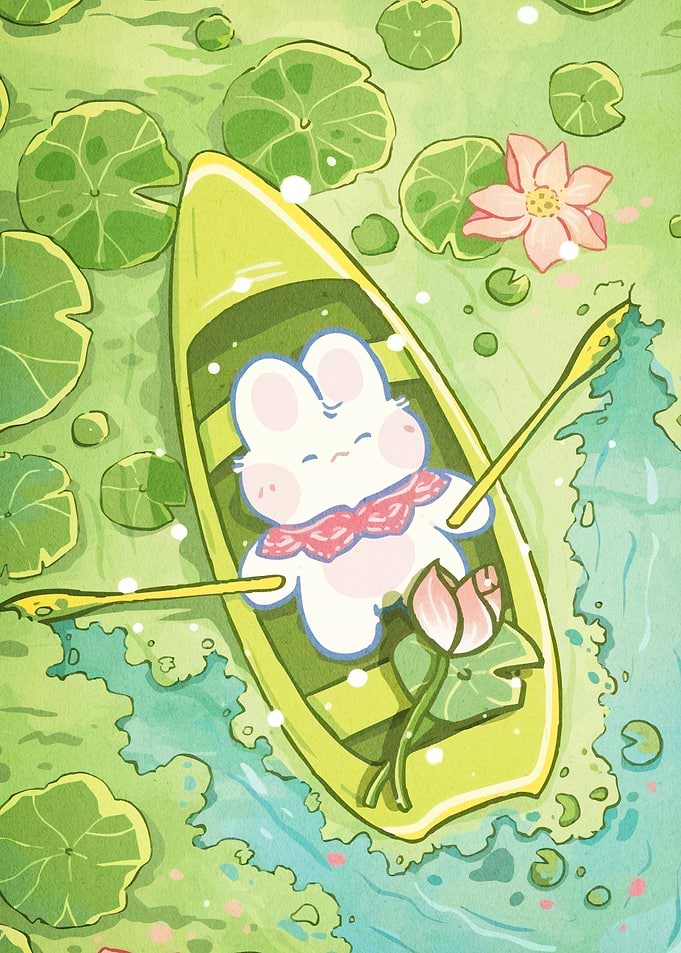 Bunny Boat Lotus