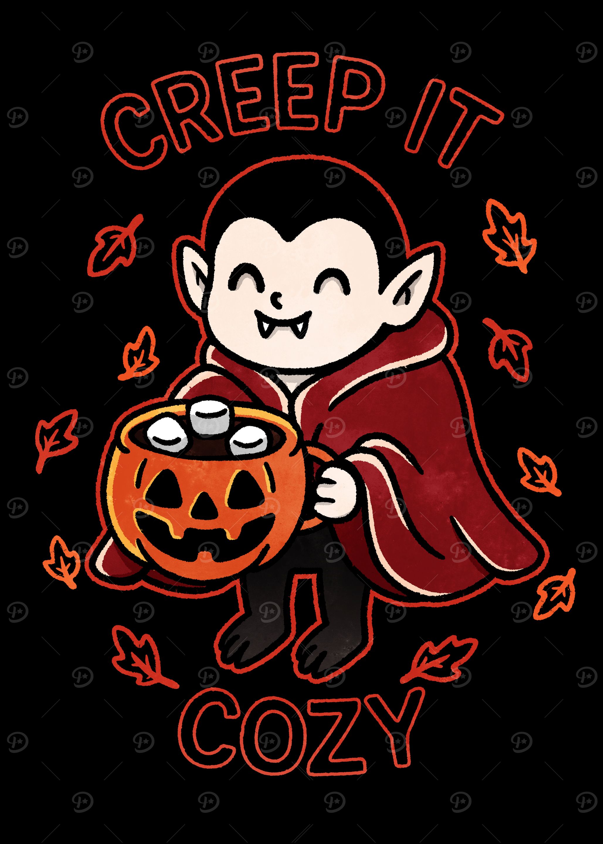 Creep It Cozy Halloween Vampire