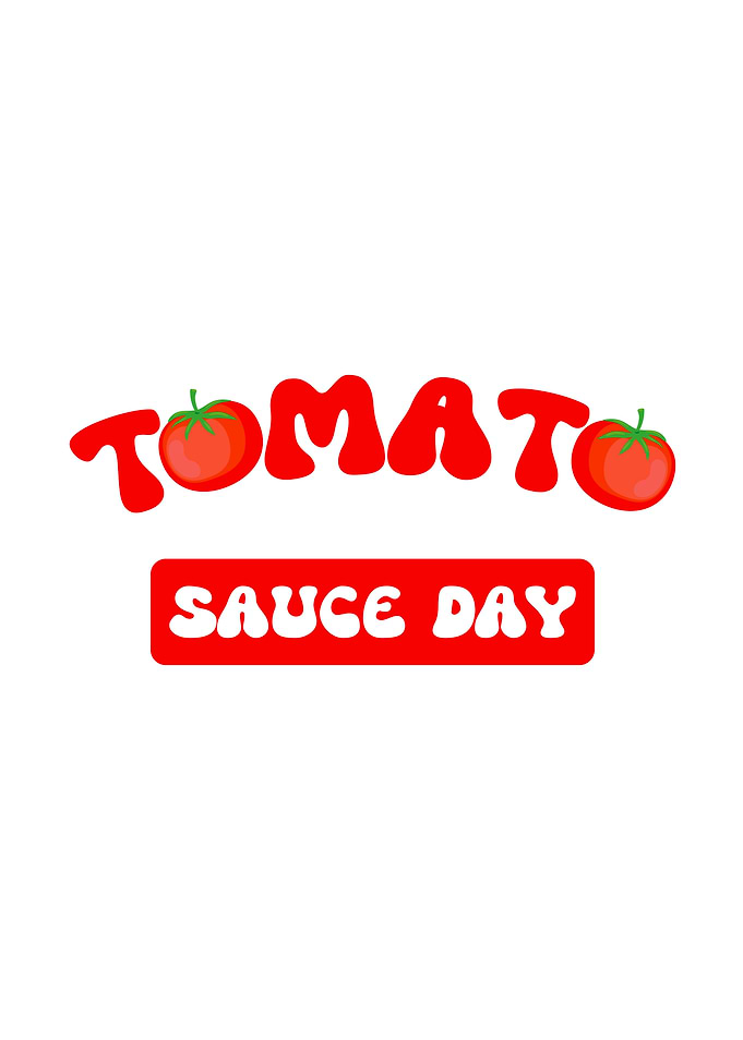 Tomato Sauce Day Graphic