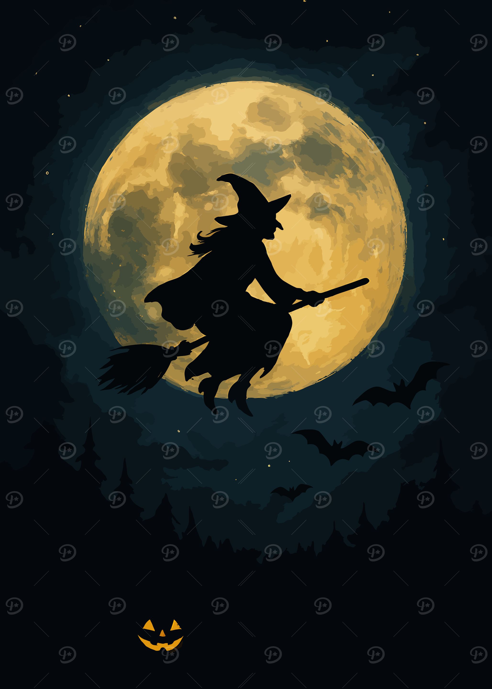 Witch Halloween Night