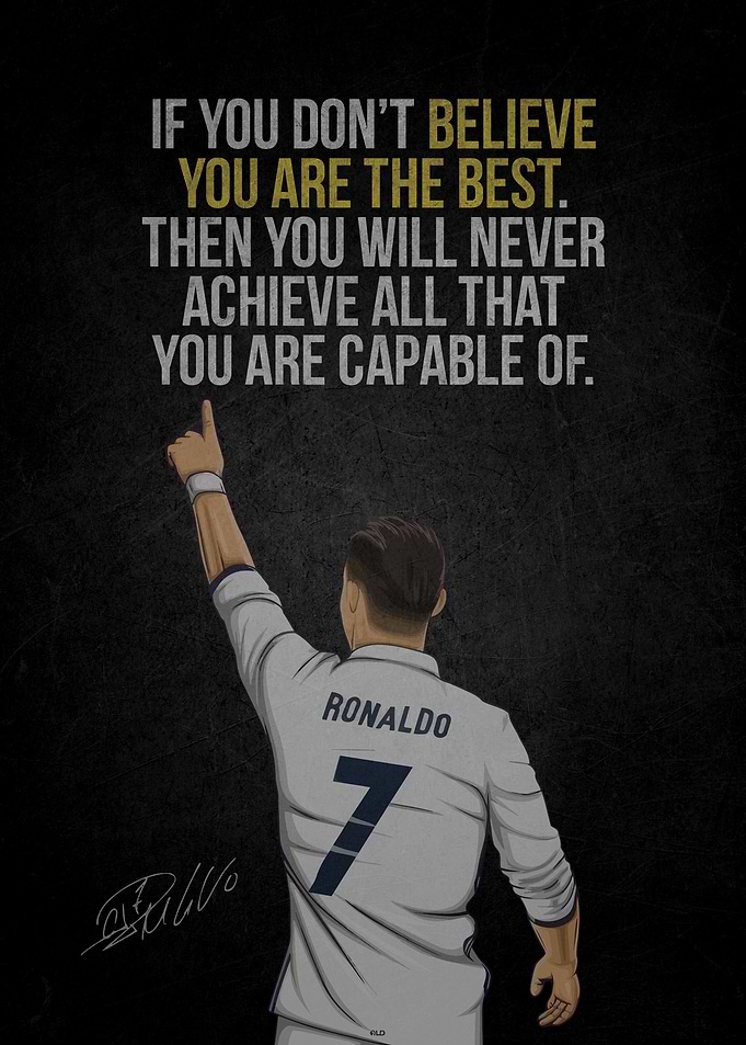 Cristiano Ronaldo Motivational Poster