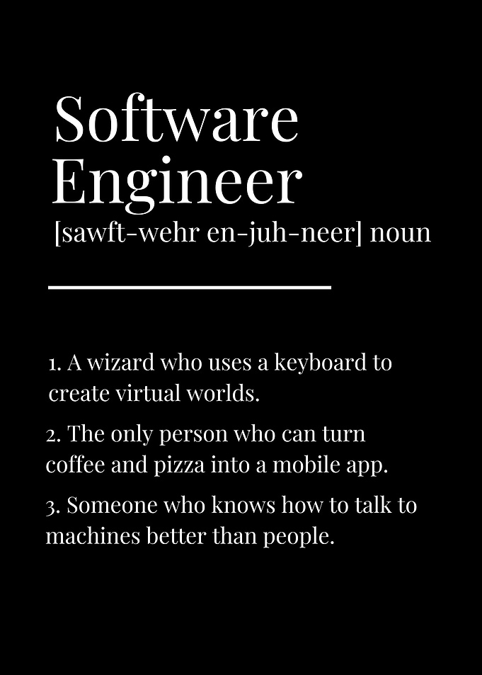 Funny Software Engineer Definition