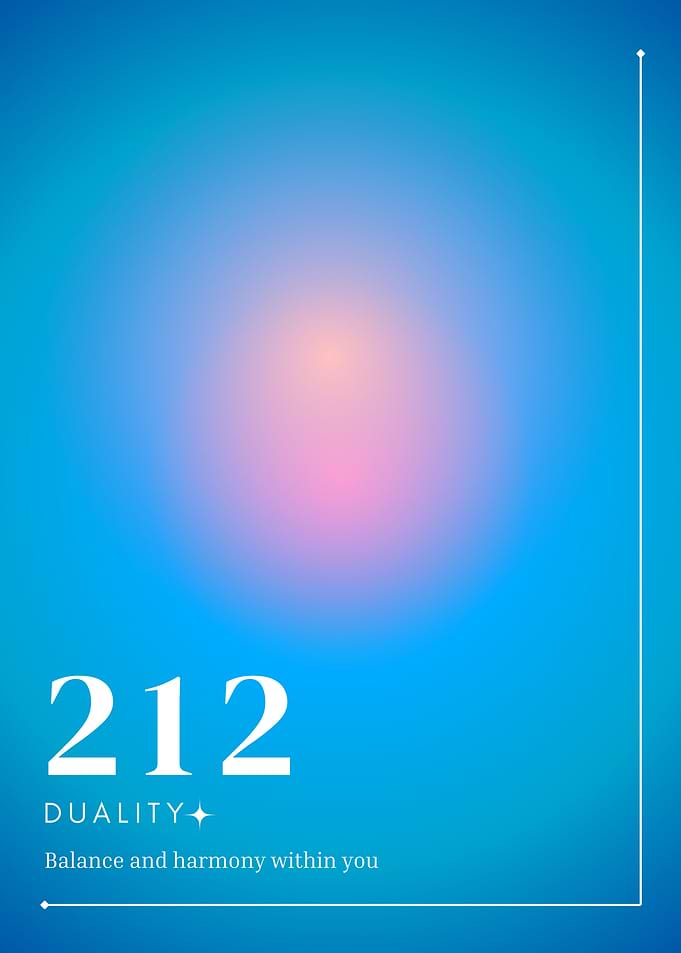 212 Duality Angel numbers aura