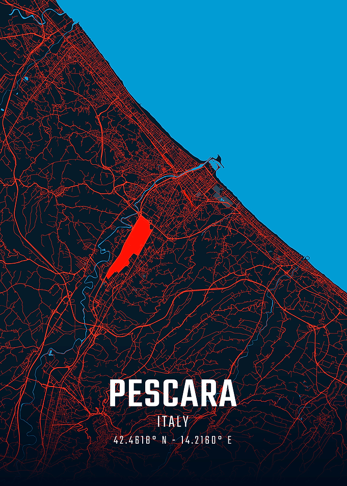 Pescara City Map