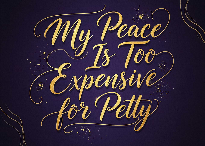 My Peace Is Too Expensive