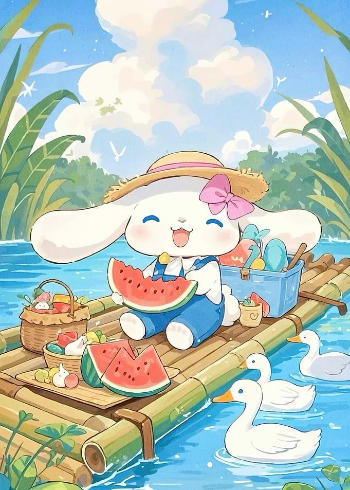 Cinnamoroll's Watermelon Picnic