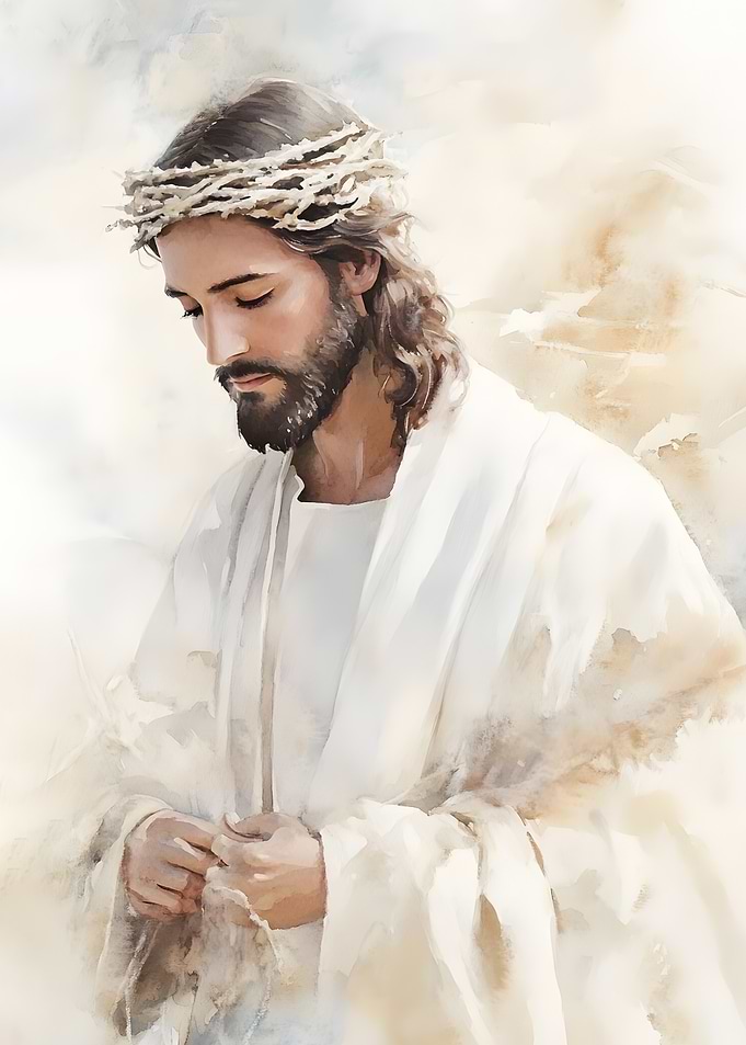 Jesus Christ with Crown of Thorns