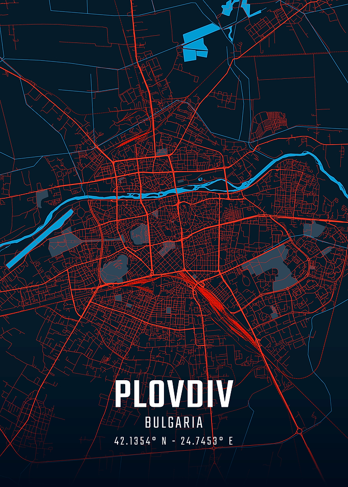 Plovdiv City Map
