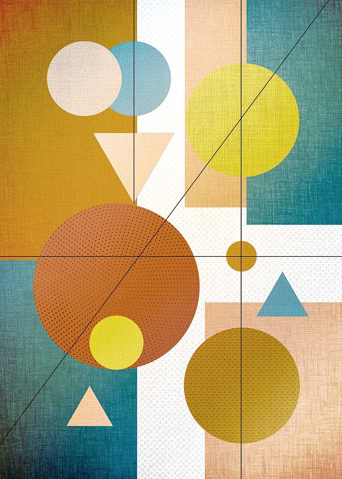 Geometric Shapes Abstract Art