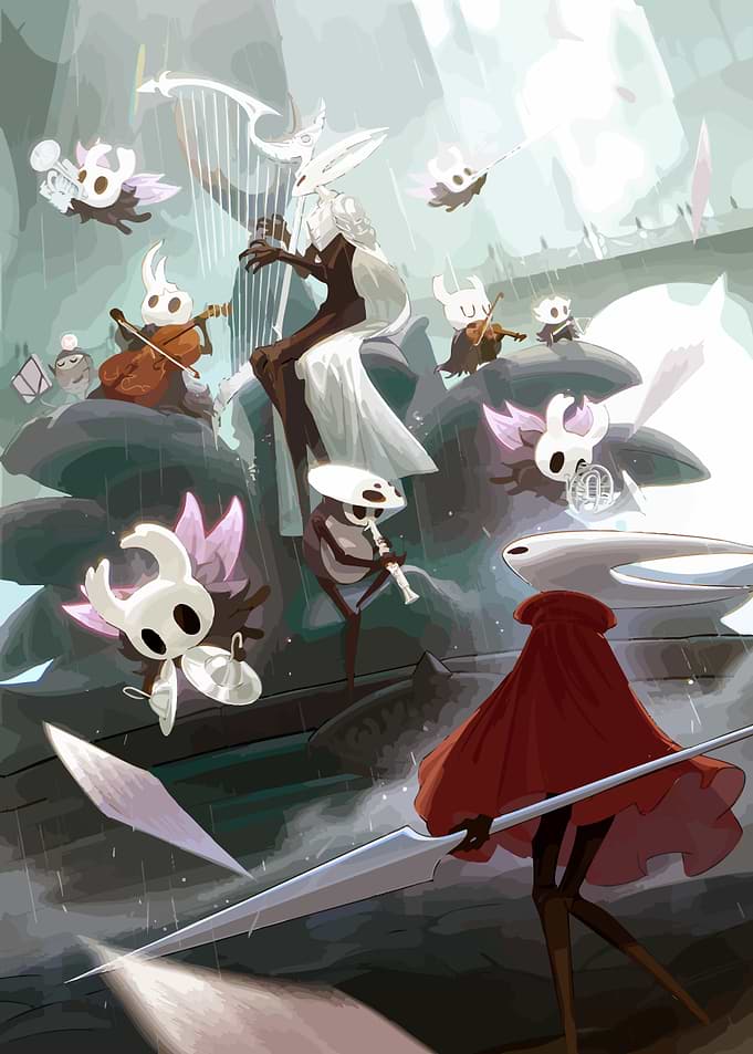 Hollow Knight in Rain