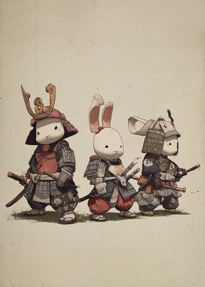 Samurai Rabbit Warriors