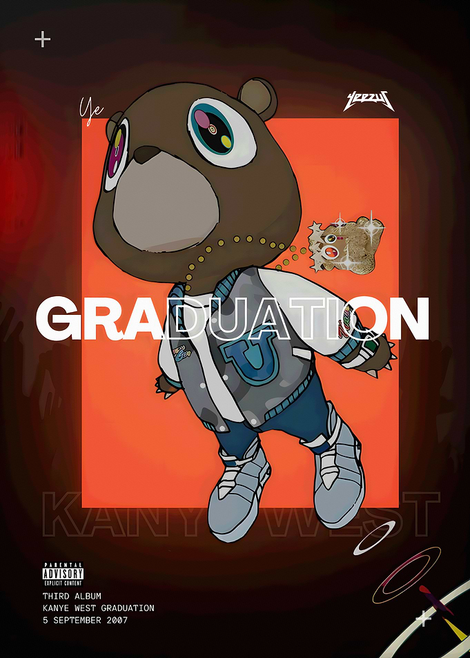 Kanye West Graduation Album Cover
