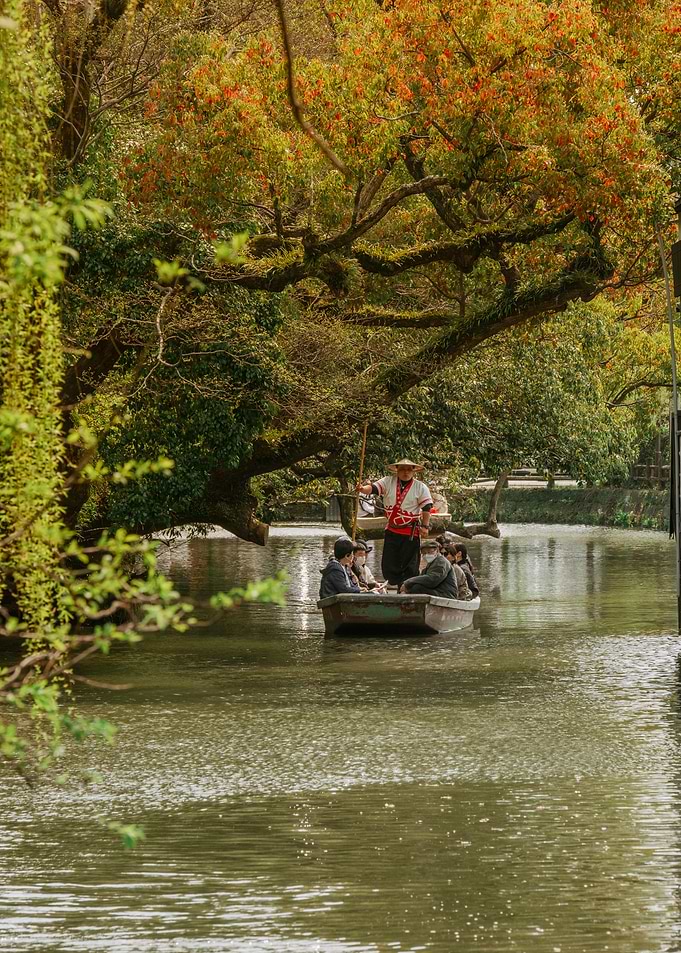 Boat Ride in Yanagawa, Japan