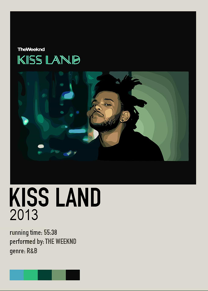 The Weeknd - Kiss Land Album Art