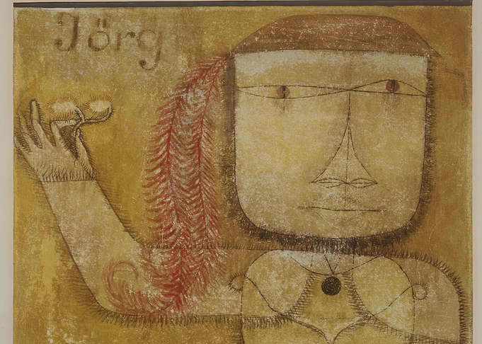 Abstract Portrait 'Jörg' Art by Paul Klee