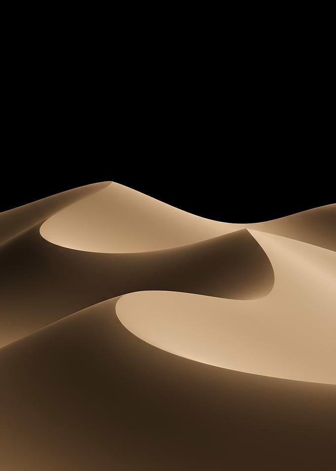 Minimalist Desert Sand Dunes