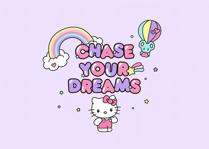 hello kitty chase your dreams
