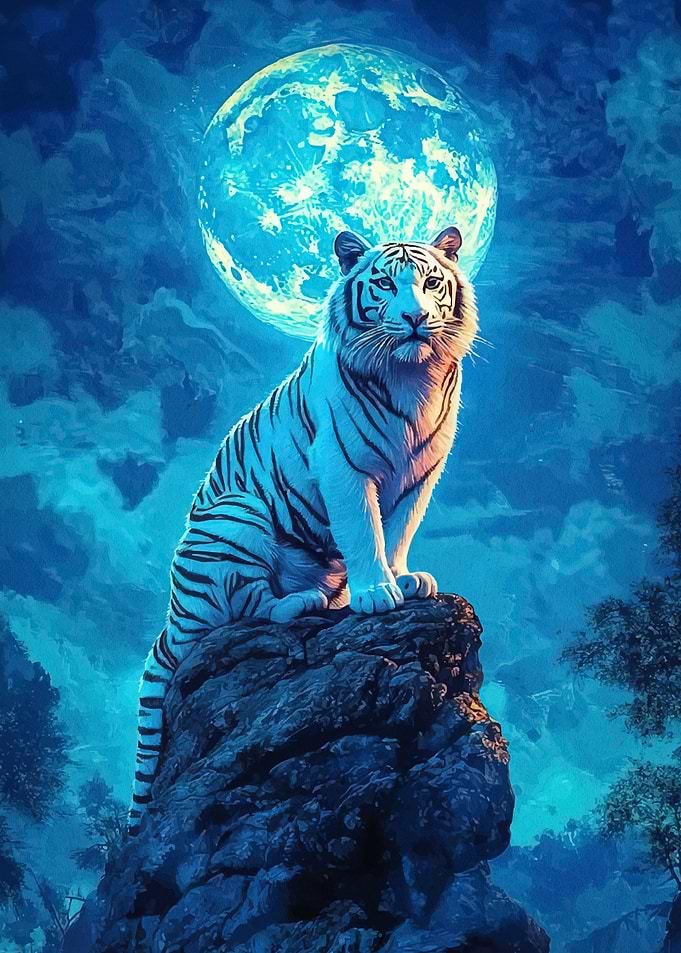Tiger Blue Moon