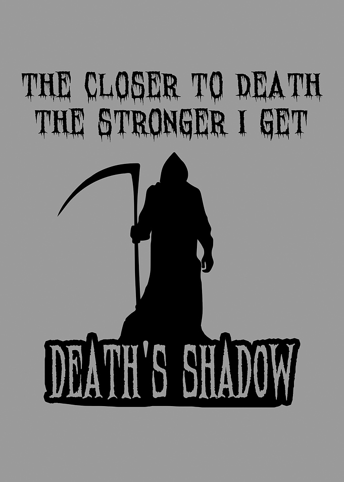 Death's Shadow Grim Reaper Silhouette
