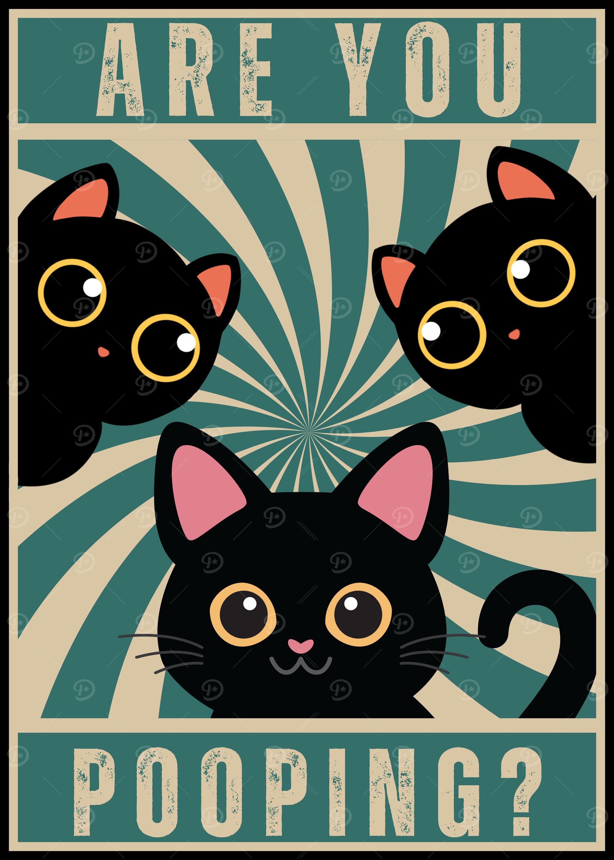 cat poster funny