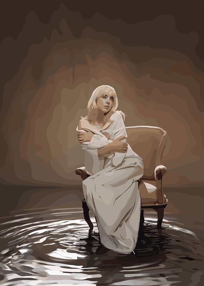 Billie Eilish in Water