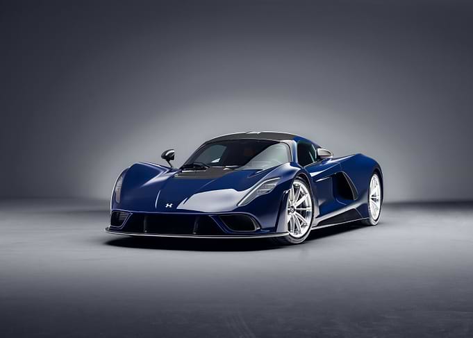 Blue Hennessey Venom F5 Revolution Coupe
