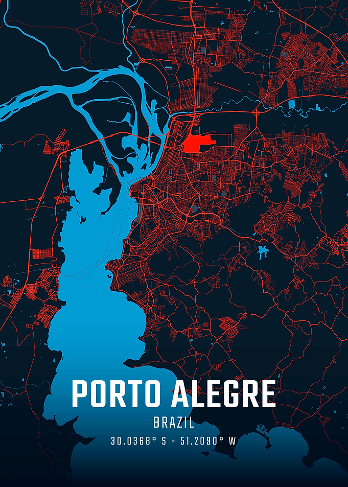 Porto Alegre City Map