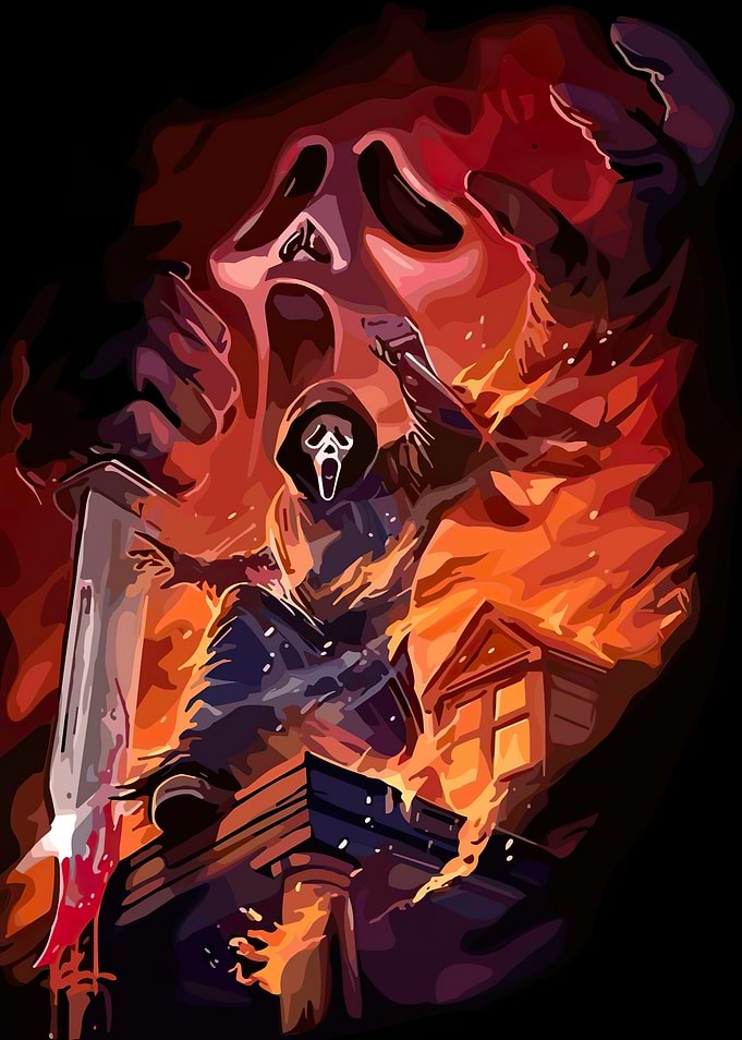 Ghostface in Flames