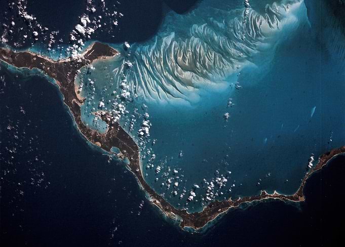 Bahamas Bank Satellite View