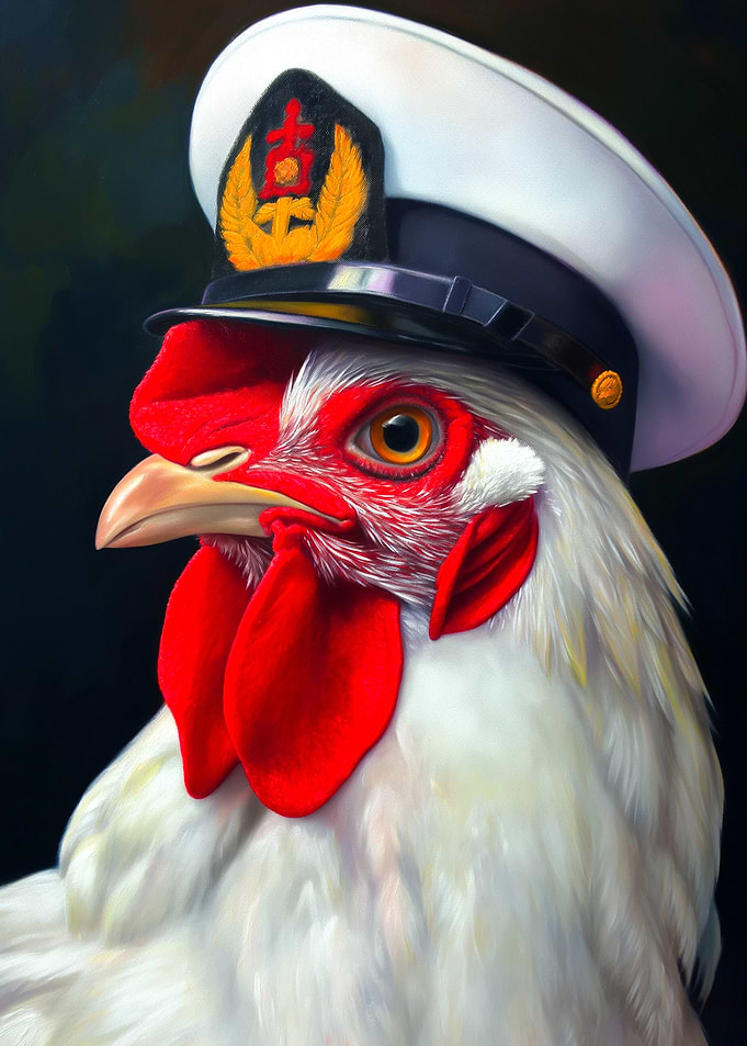 Chicken Captain Portrait