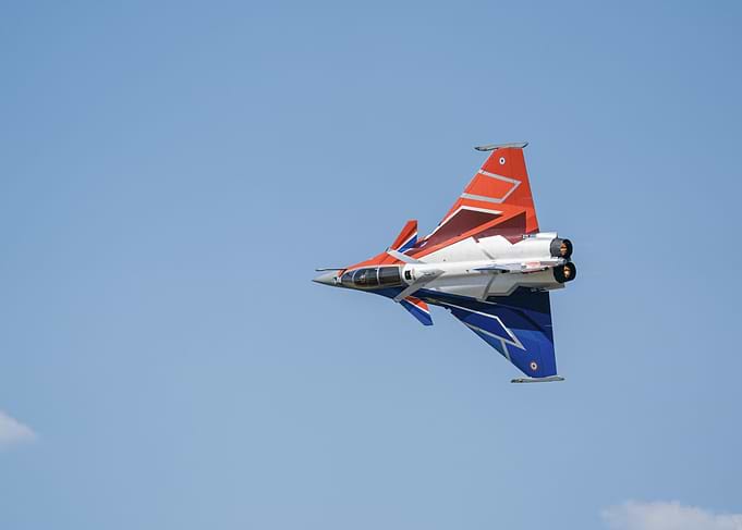 French Rafale Fighter Jet in Flight