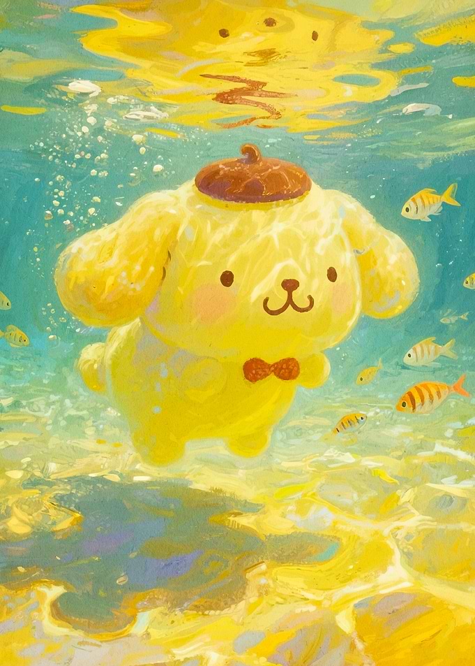Pompompurin Underwater Adventure