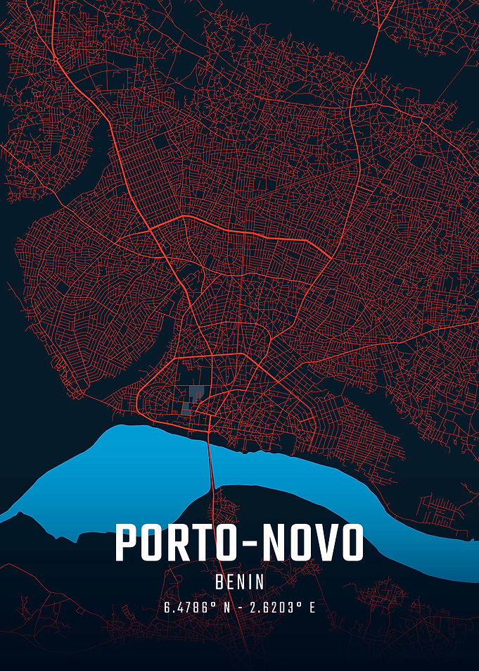 Porto-Novo City Map