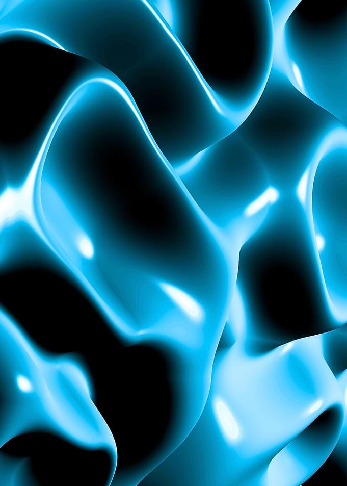 Abstract Blue Waves