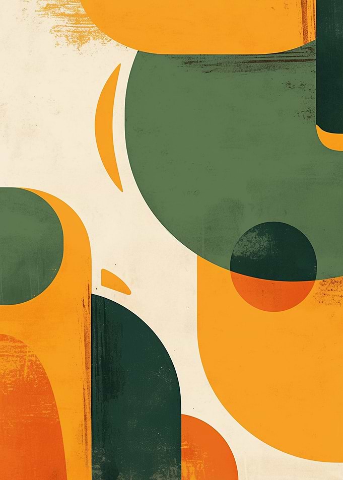 Abstract Geometric Art with Circles