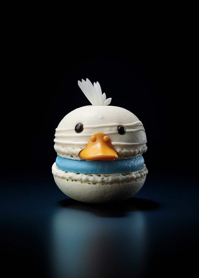 Duck Macaron Dessert