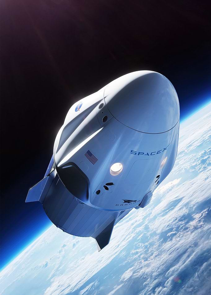 SpaceX Dragon Earth Orbit