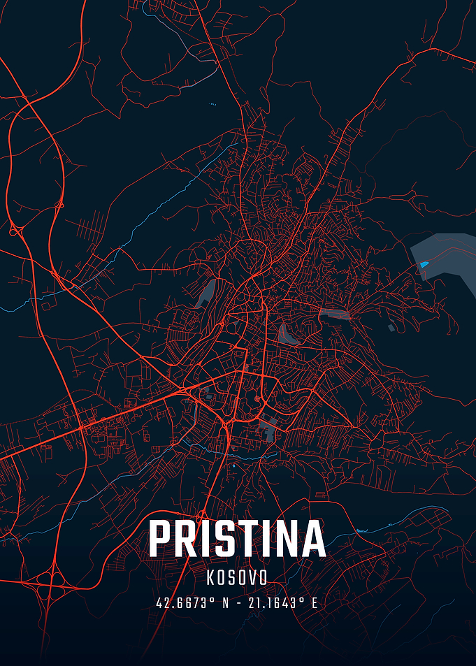 Pristina City Map